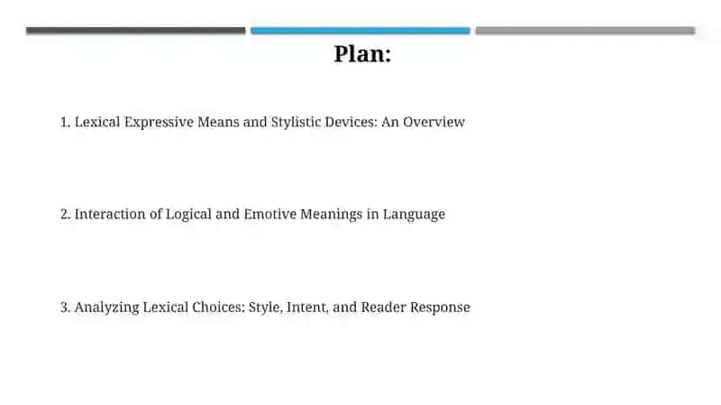 Lexical Expressive Means and Stylistic Devices 2