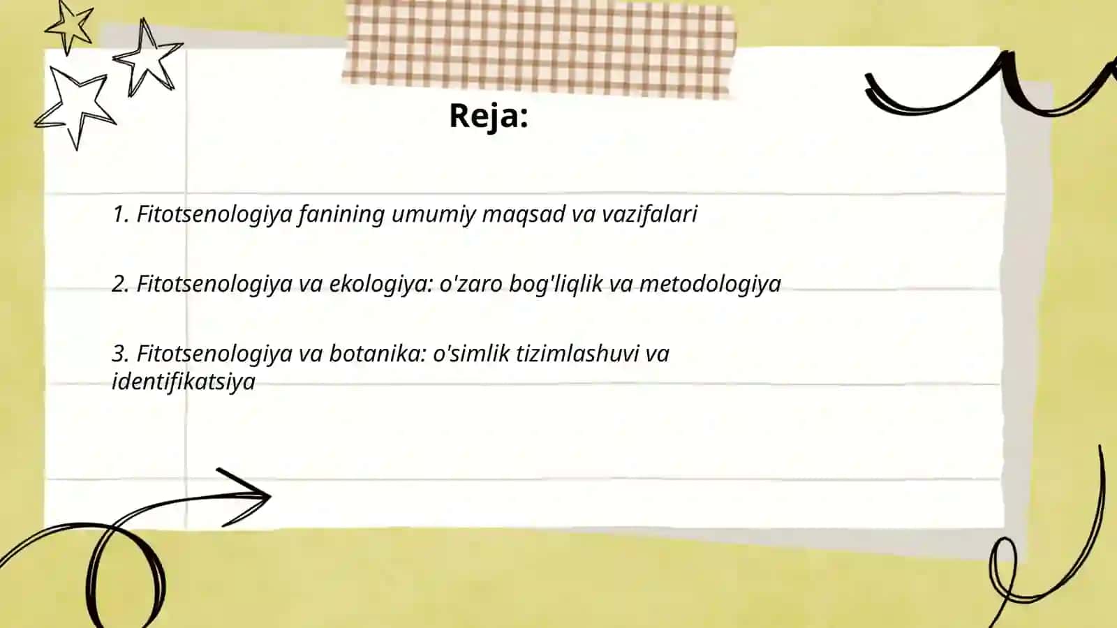 Fitotsenologiya fanining maqsad vazifasi va boshqa fanlar bilan aloqadorligi 2