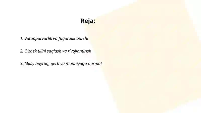 Vatanparvarlik va fuqarolik burchi 2