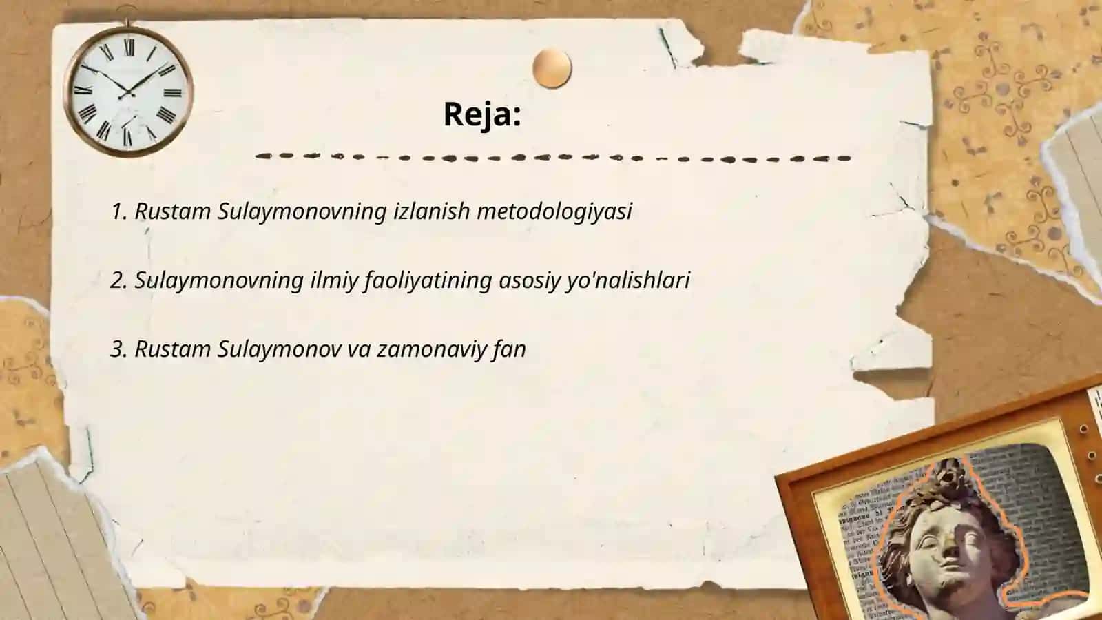Rustam Sulaymonov izlanishlari 2