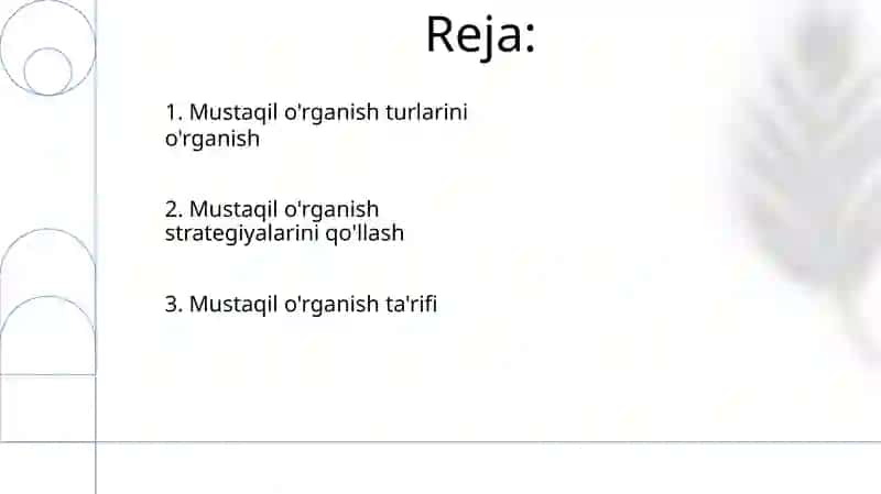 Mustaqil ta'lim ularning turlari va bajarilishi 2