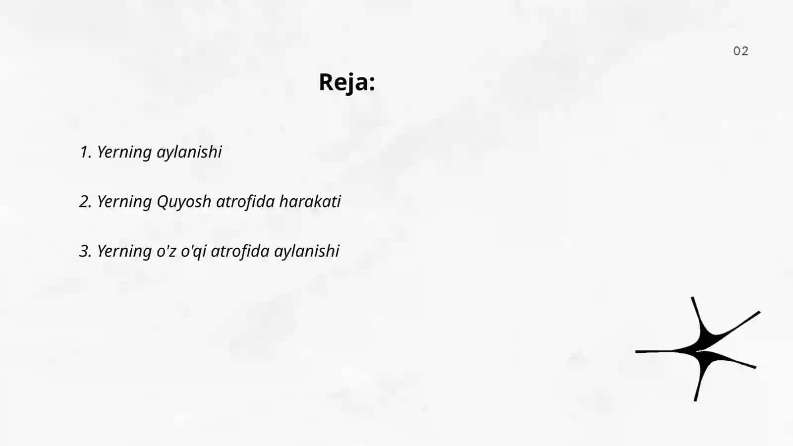 Yerning shakli va harakatlari 2