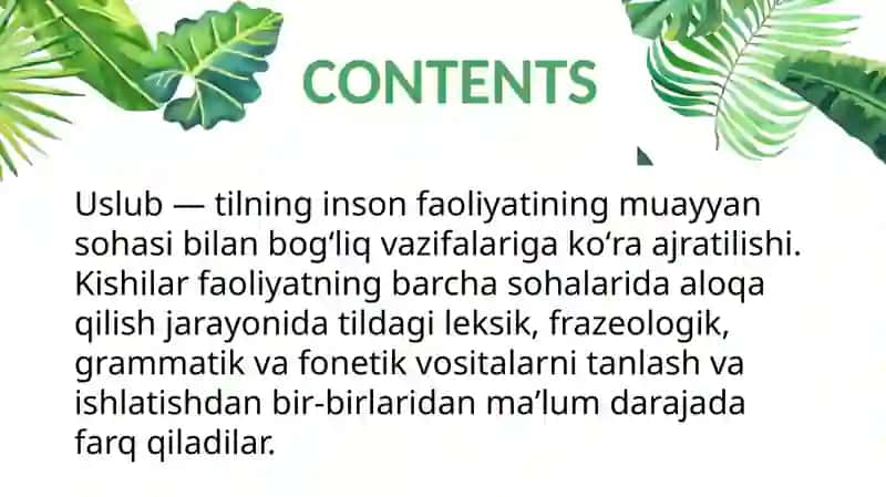 Nutq uslublari va uning turlari 2