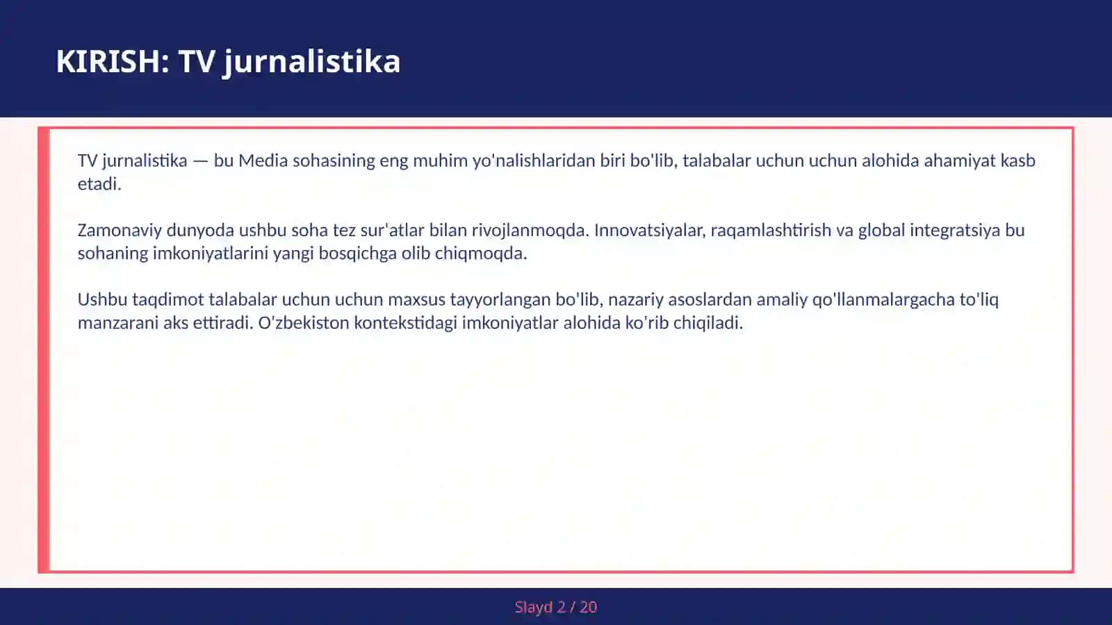 TV JURNALISTIKA 2