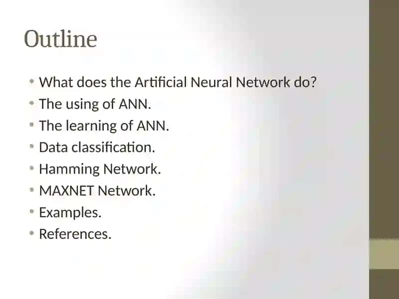 Artificial Neural Networks 2