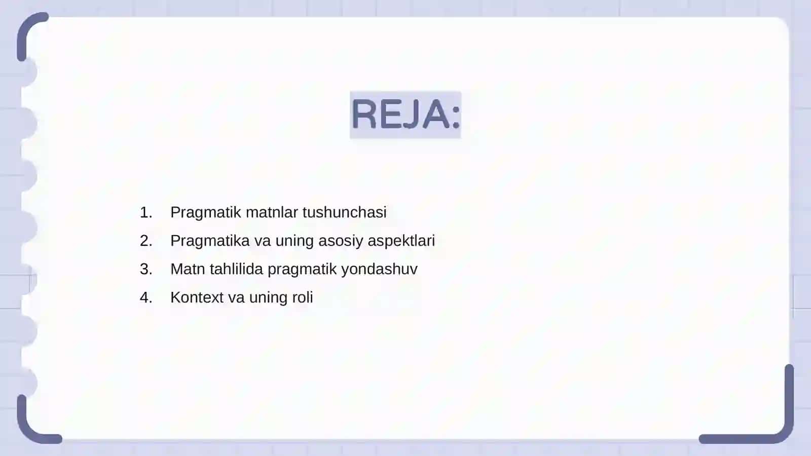Pragmatik matnlar tahlili 2