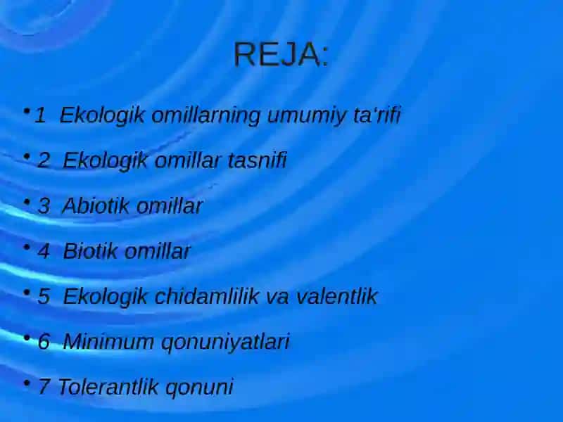 Ekologik omillar 2