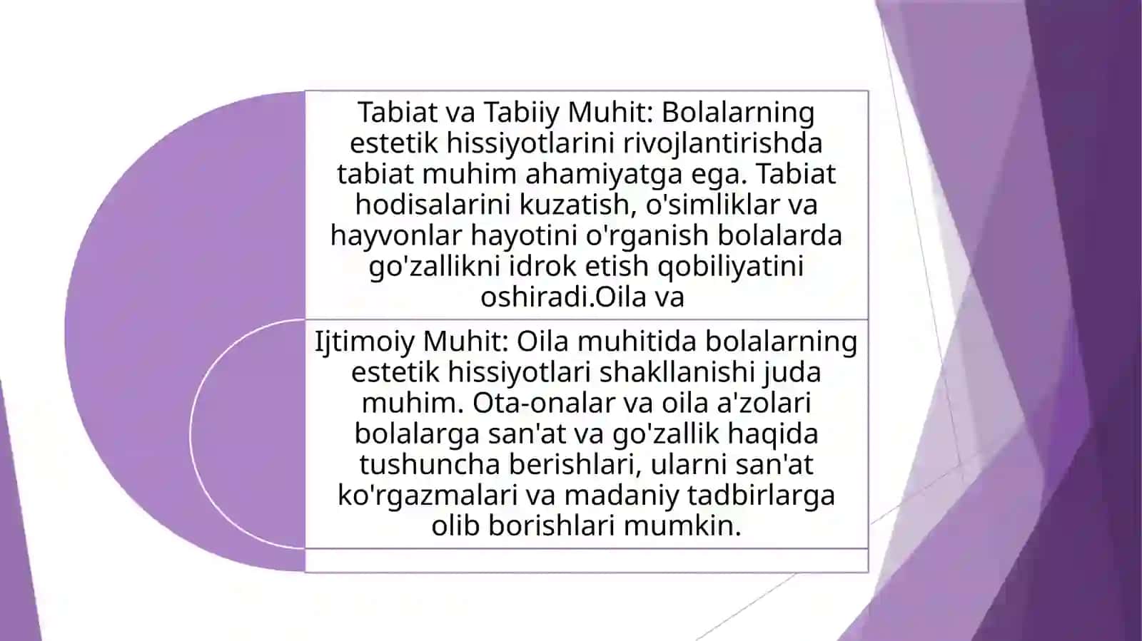 Maktab yoshidagi bolada estetik hissiyotning shakllanishi 2
