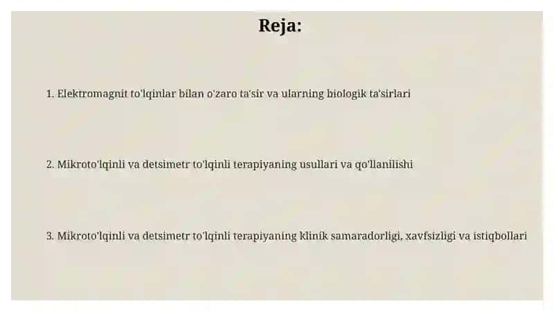Elektromagnit to‘lqinlar bilan ta’sir etish 2
