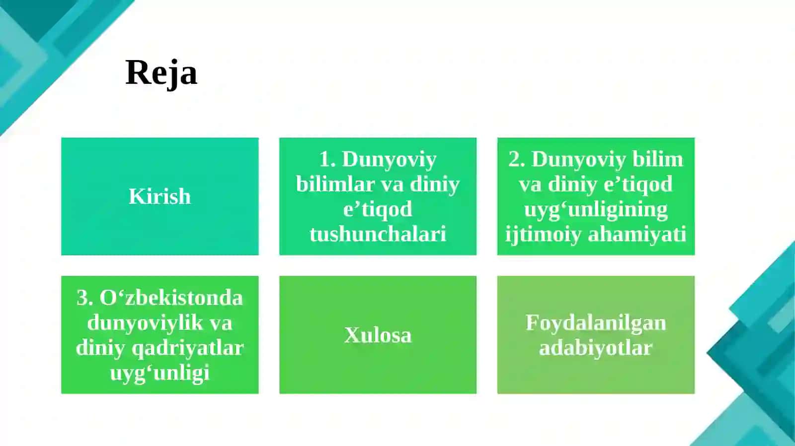Dunyoviy bilimlar va diniy e'tiqod birligiga erishishning ahamiyati 2