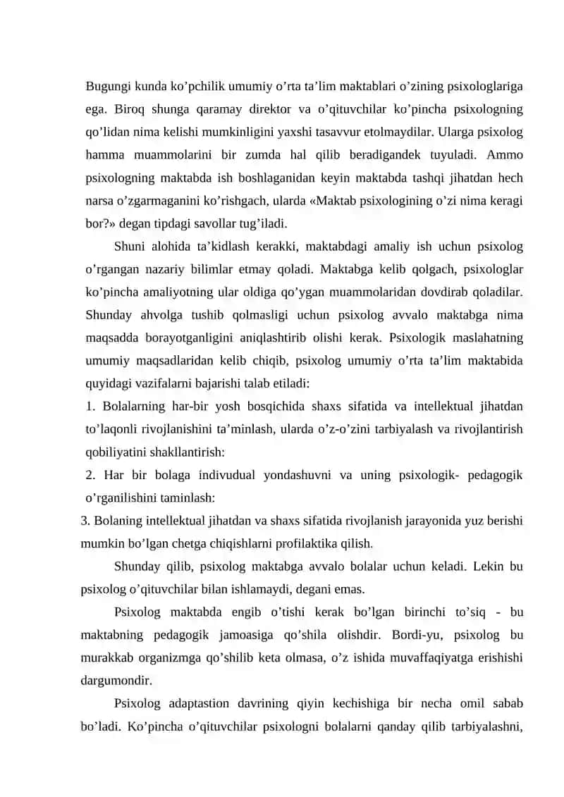 Kasbiy shaxsiy rejalarni tuzish 2