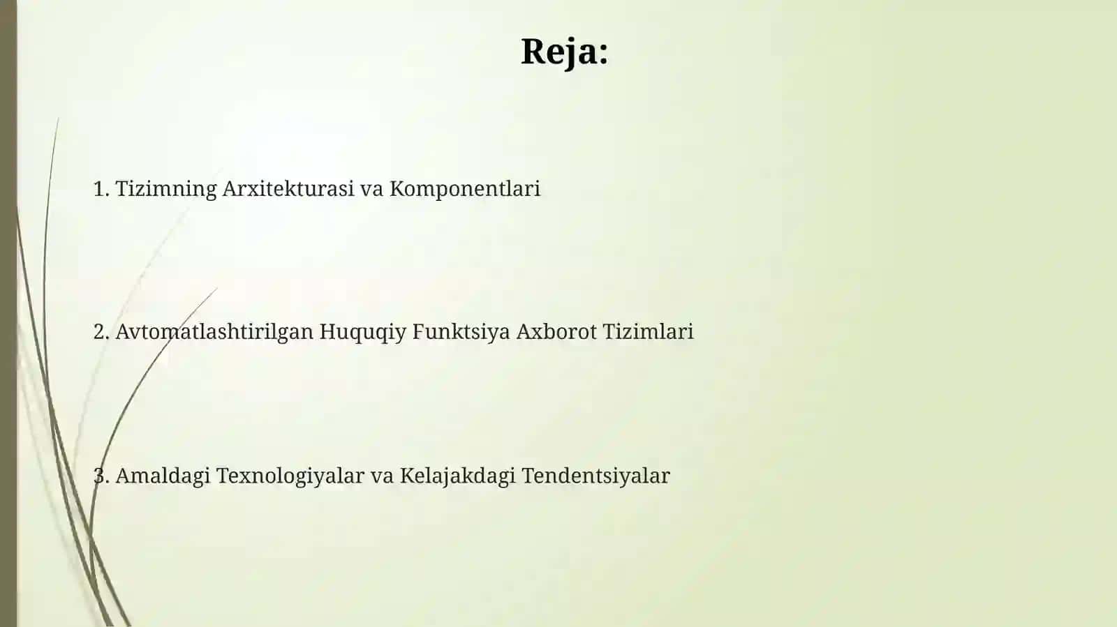 Avtomatlashtirilgan Huquqiy Funktsiya Axborot Tizimlari 2