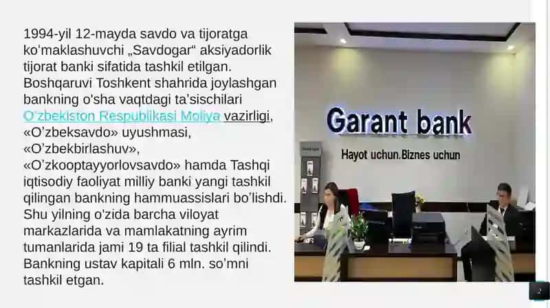 GARANT BANK 2
