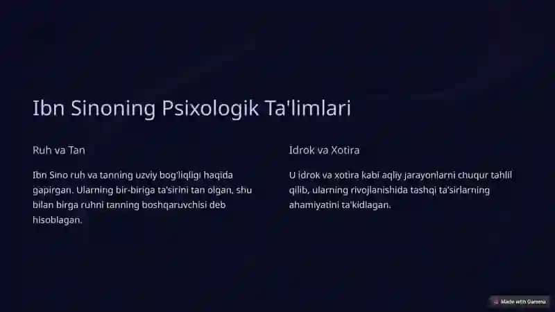 Sharq Mutafakkirlarining Psixologik Qarashlari 2