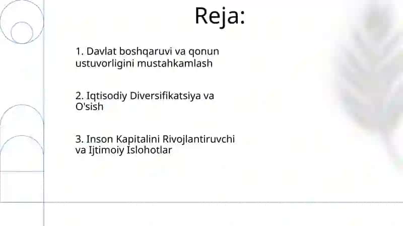 Yangi Oʻzbekistonda amalga oshirilayotgan islohotlar 2