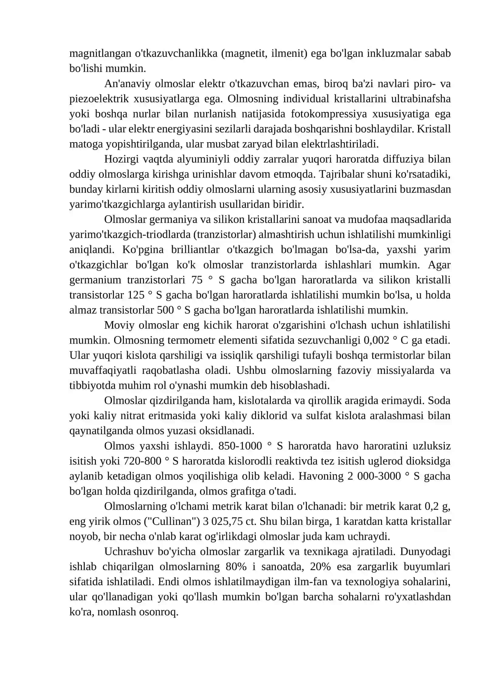 Olmosni gravitatsiya usulida boyitish 2