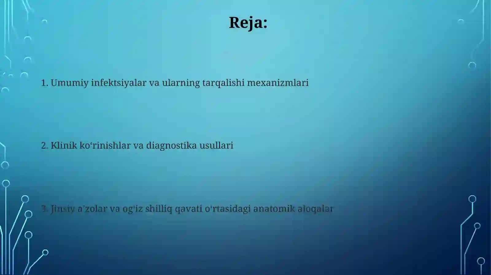 Jinsiy a'zolar va og'iz shilliq qavati 2
