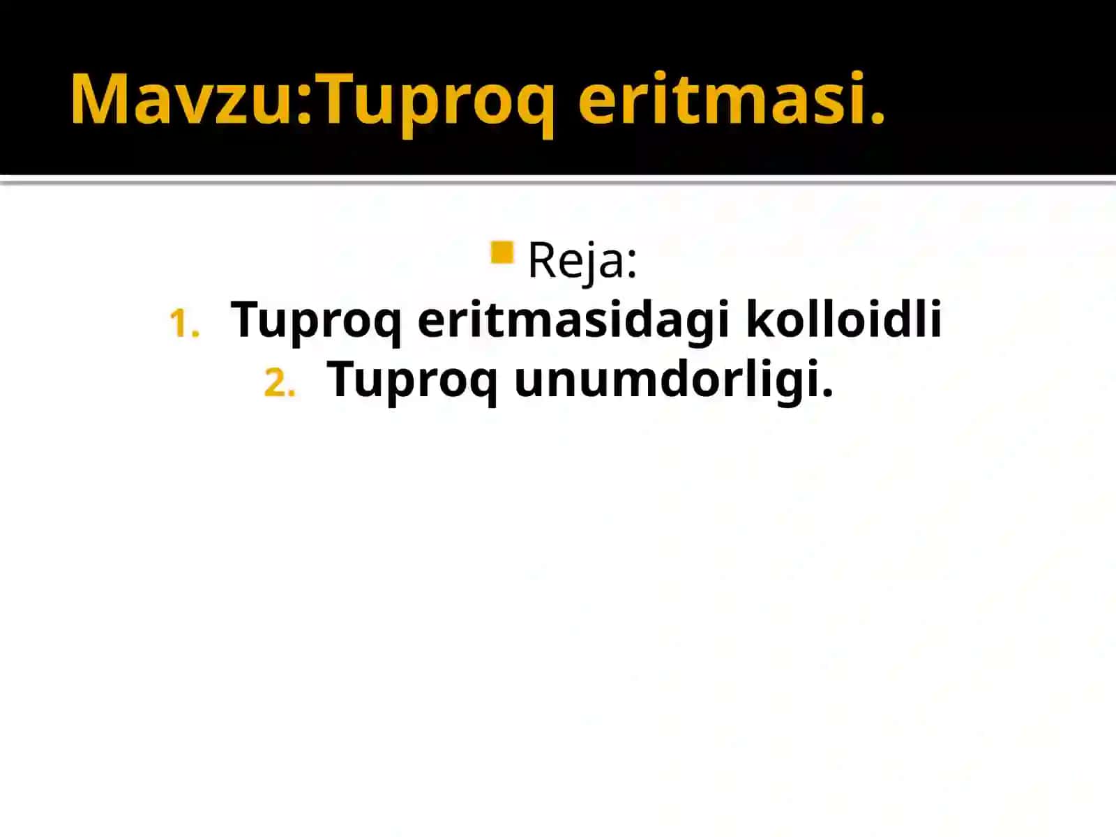 O'zbekiston tuproqlaring agrokimyoviy tavsifi 2