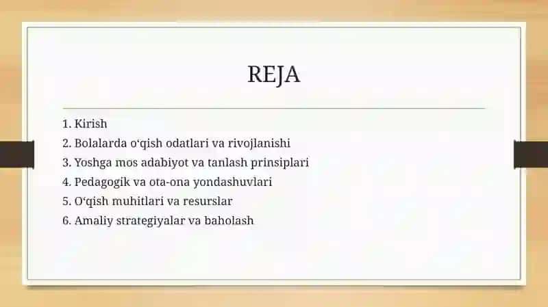 Bolalar kitobxonligi asoslari 2