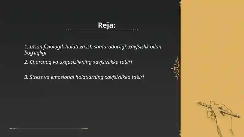 Insоnning fiziоlоgik va psiхоlоgik tavsiflarining хavfsizlikni ta’minlashdagi ahamiyati 2