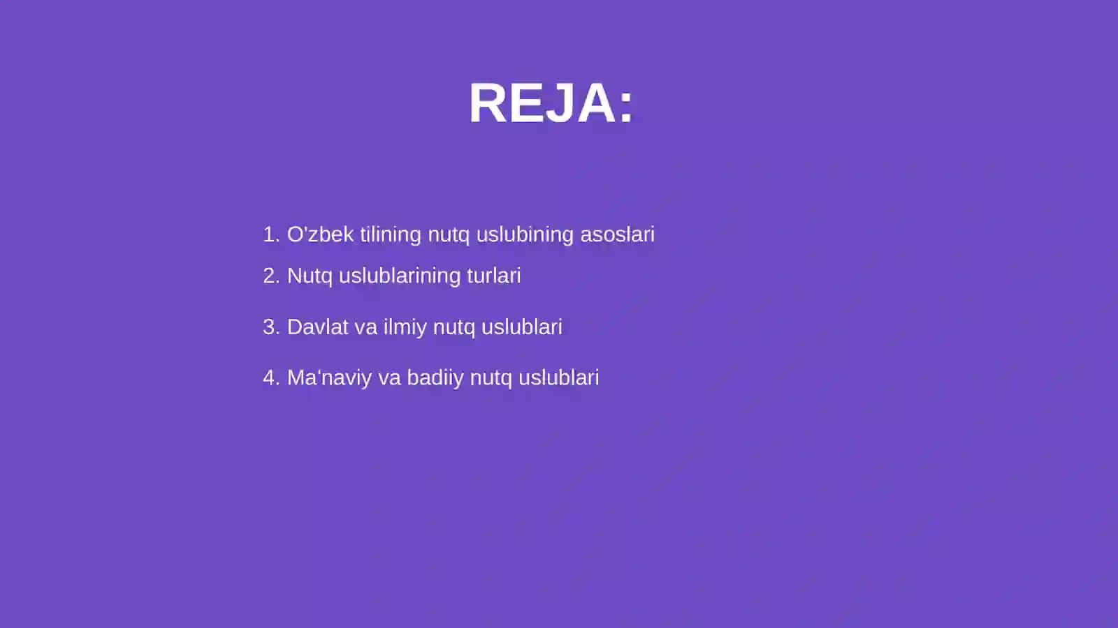 O’zbek tilining nutq uslublari 2