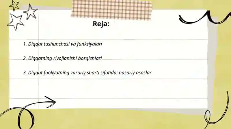 Diqqatning rivojlanishi va diqqat faoliyatning zaruriy sharti 2