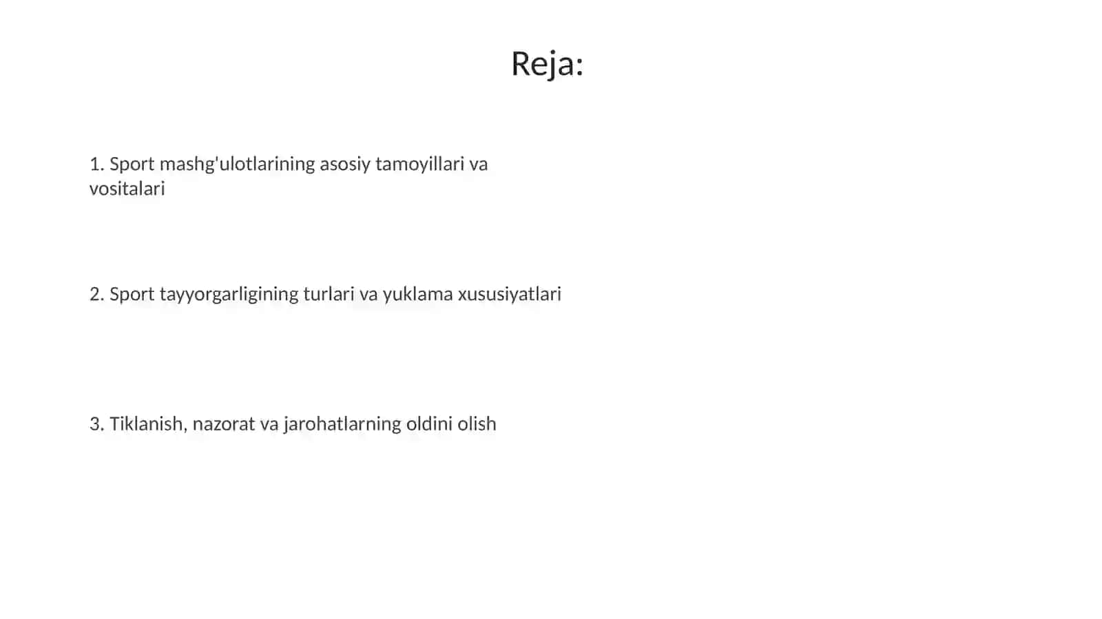 Sport trenirovkasining vositalari va metodlari 2
