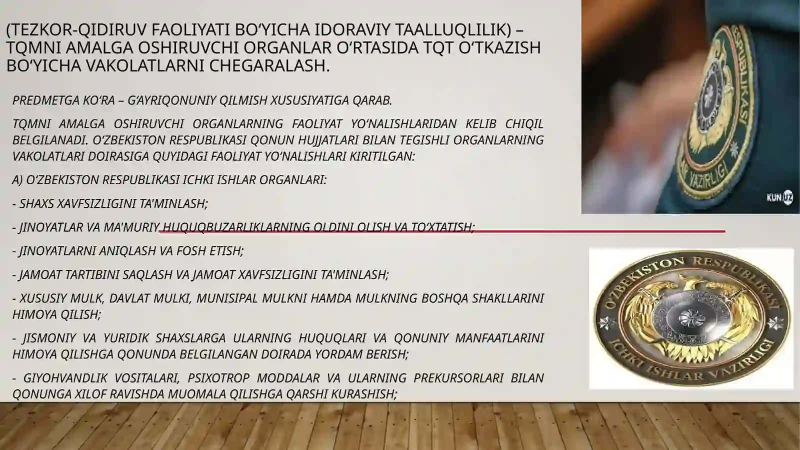 Tezkor-qidiruv faoliyati 2