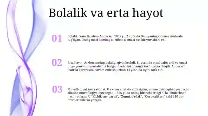 Andersen Hayoti Va Ijodi 2