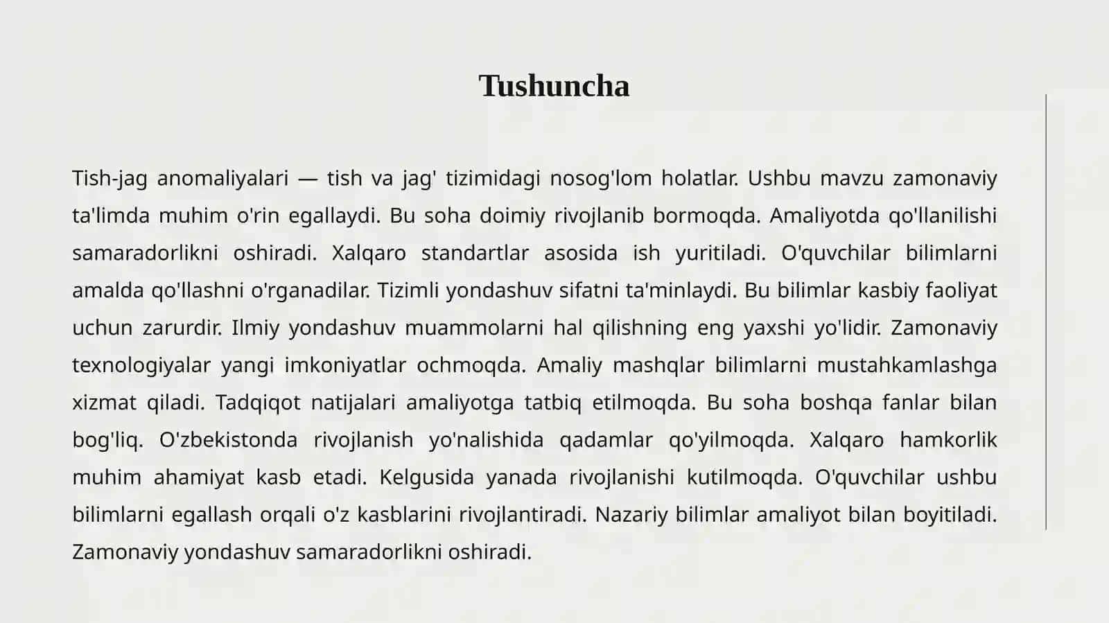 TISH-JAG ANOMALIYALARI 2