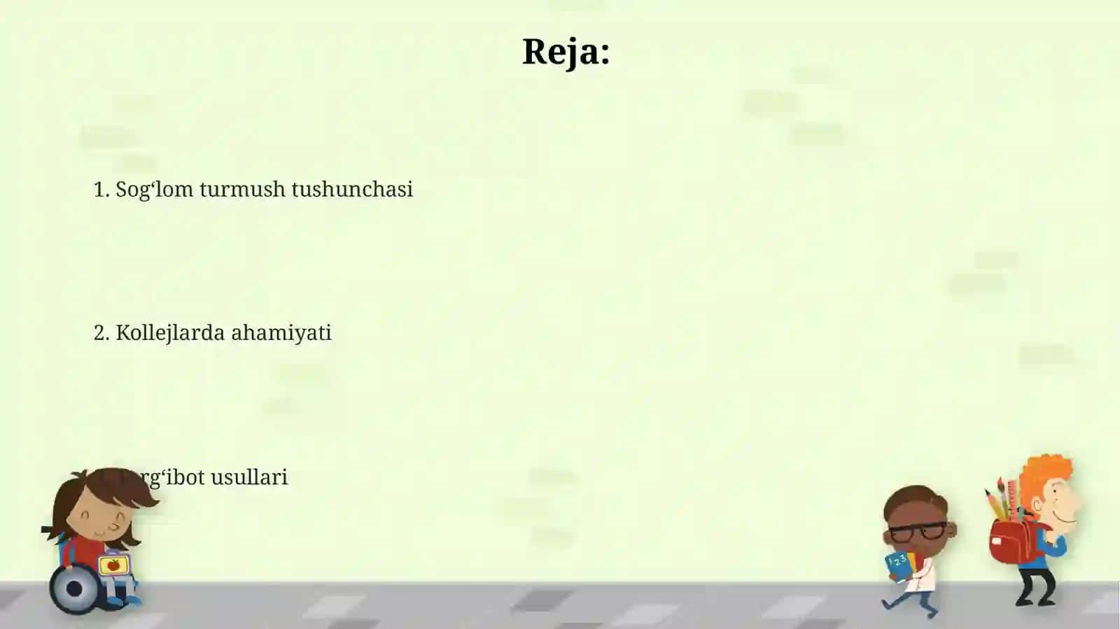 Sogʻlom turmush tushunchasi 2