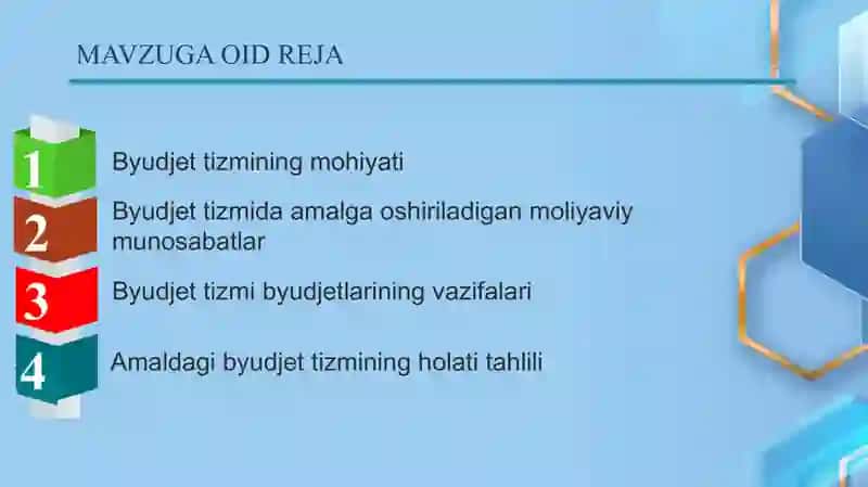 Byudjet tizimining holati 2