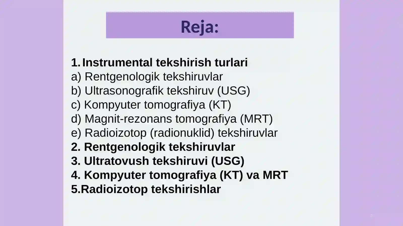 Instrumental tekshirish turlari 2