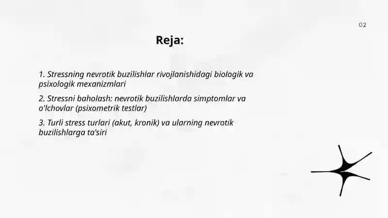 Stress va ularni bartaraf etish usullari shaxsdagi nevrotik buzilishlari 2