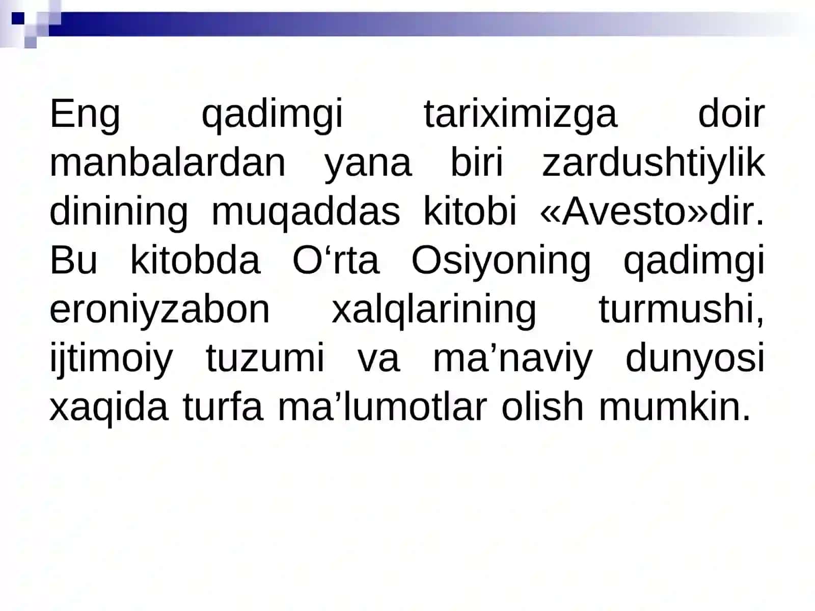 O‘RTA OSIYO TARIXIGA OID QADIMGI VA ILK O‘RTA ASR YOZMA MANBALARI (ARAB YOZUVIGACHA) 2