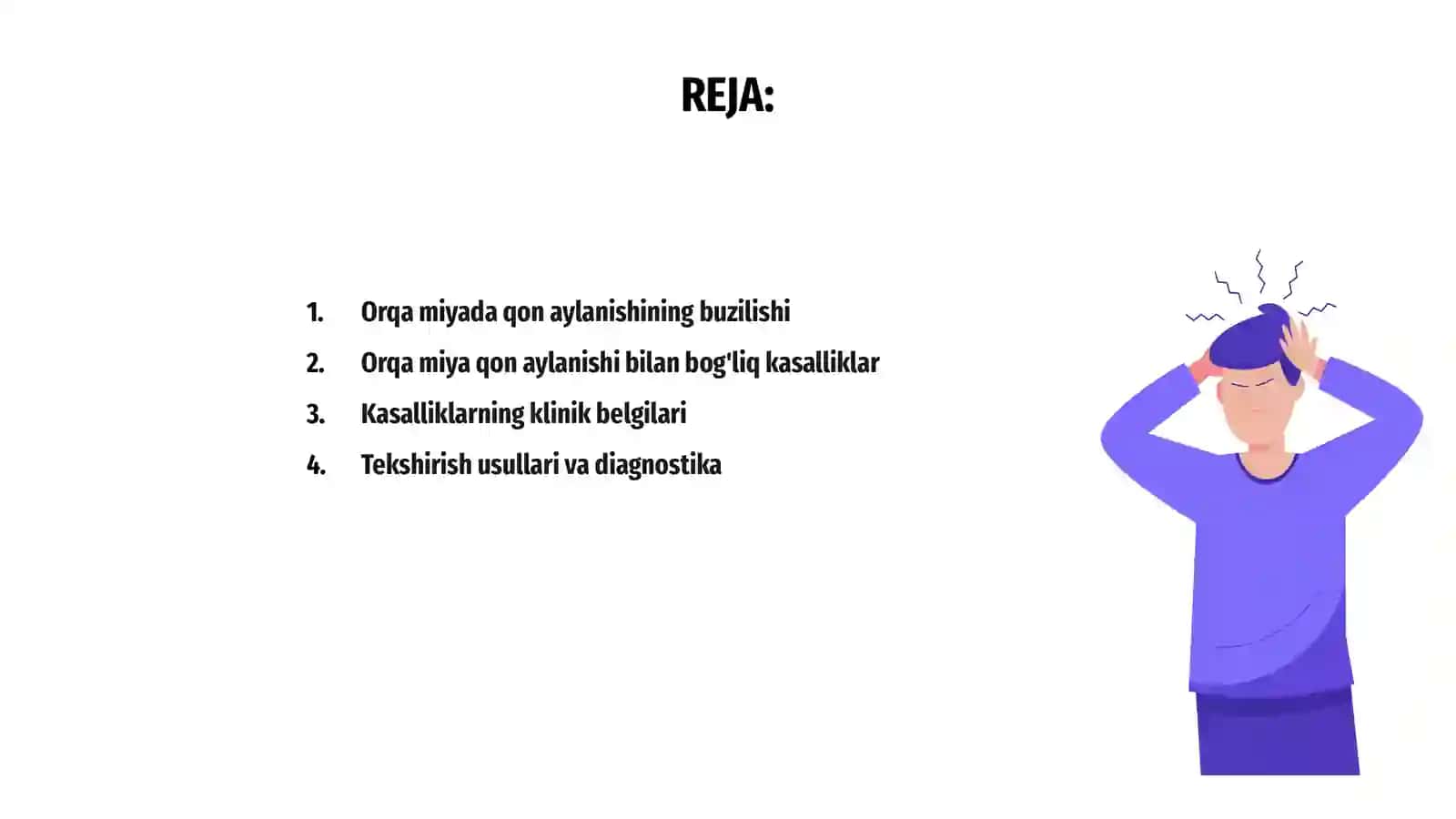 Orqa miyada qon aylanishining buzilishi 2