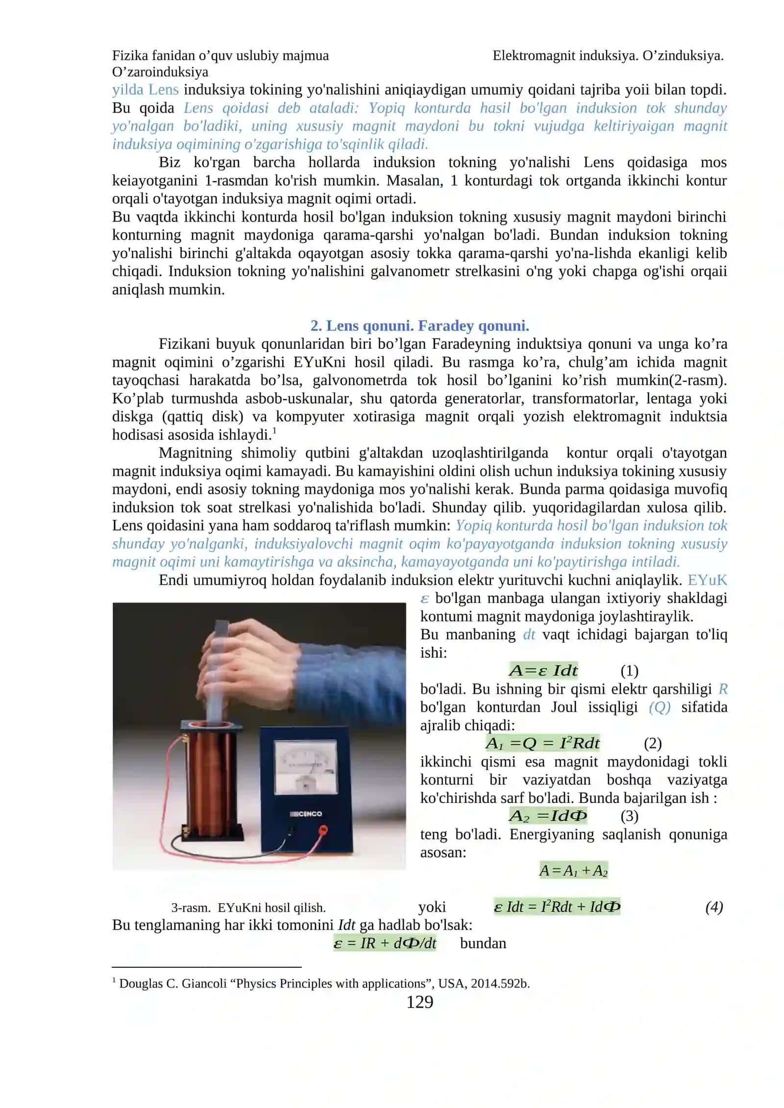 Elektromagnit induksiya. O’zinduksiya. O’zaroinduksiya 2