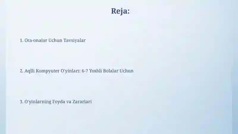 Aqlli Kompyuter O'yinlari: 6-7 Yoshli Bolalar Uchun 2