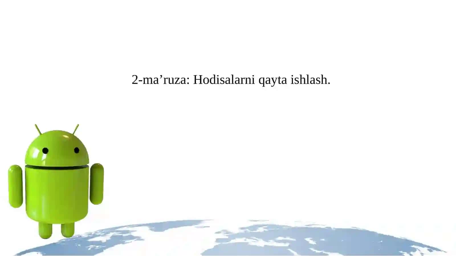 MOBIL ILOVALARNI YARATISH 2