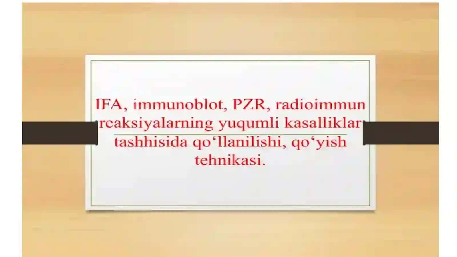 Mikrobiologiya, Virusologiya va Immunologiya fanidan mustaqil ishi 2
