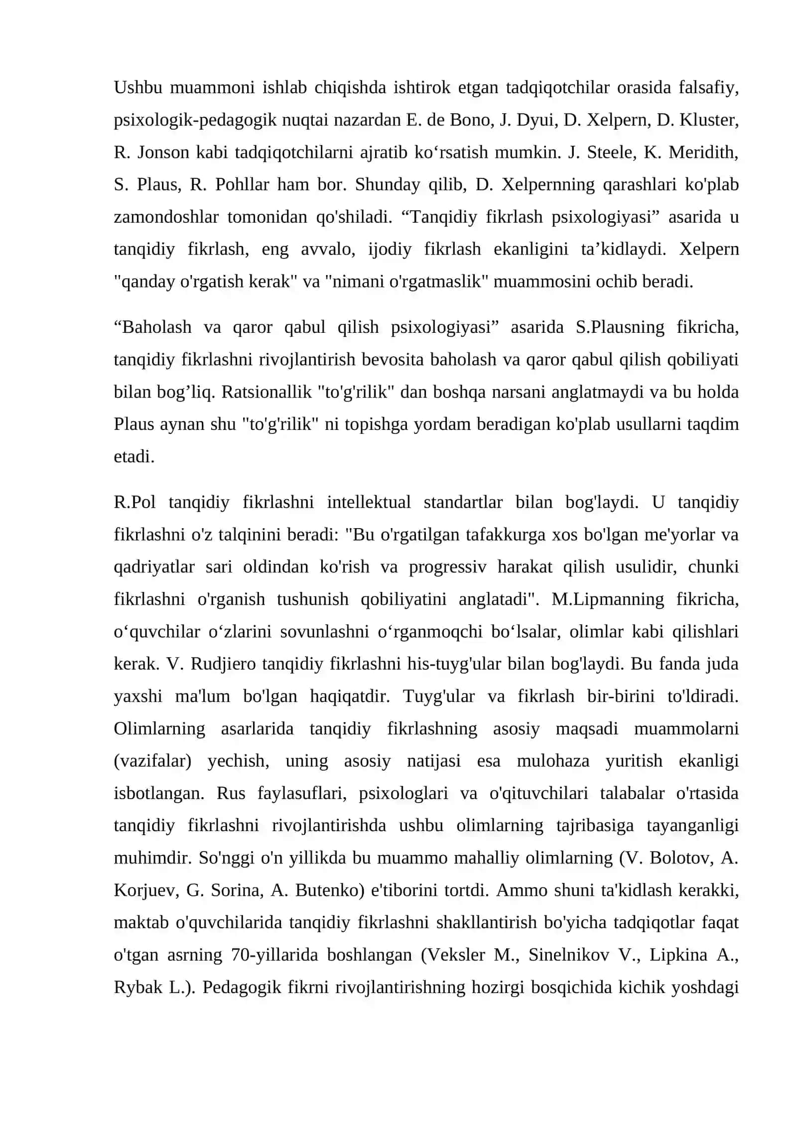 O’QUVCHI YOSHLARDA TANQIDIY FIKRNI RIVOJLANTIRISH 2