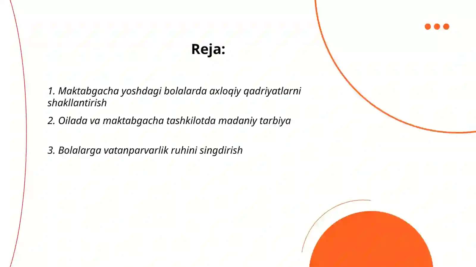 Maktabgacha talim tashkilotida va oilada manaviy marifiy ishlar 2