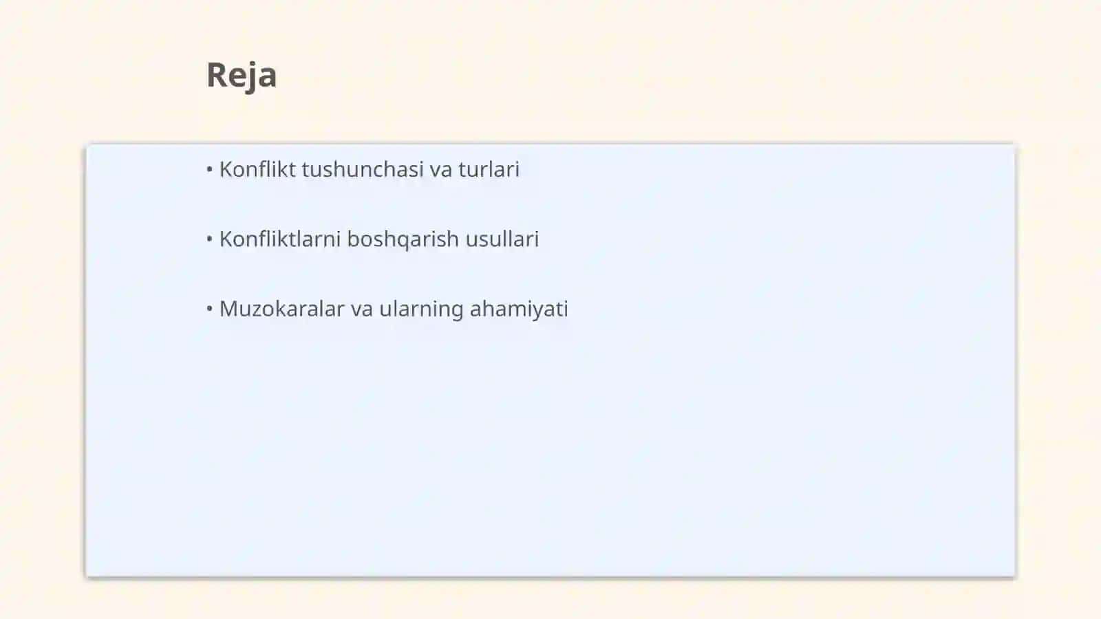 Konfliktlarni boshqarish tartiblari 2