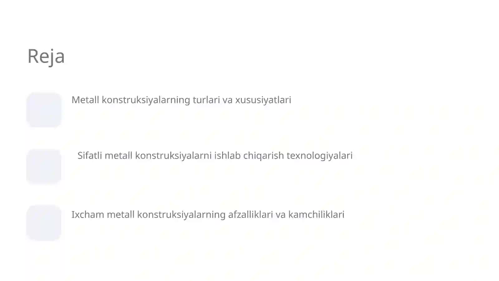 Sifatli va ixcham metall konstruksiyalar 2