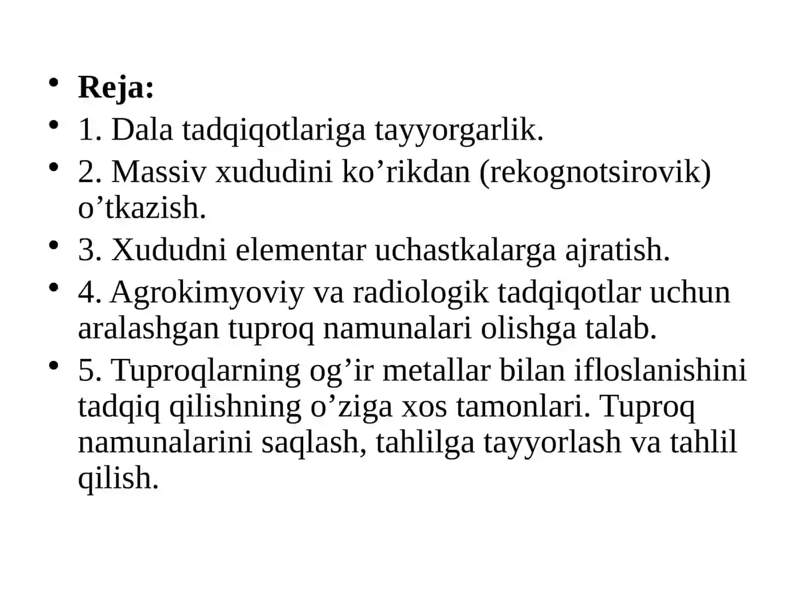 TUPROQLARNI AGROKIMYOVIY VA RADIOLOGIK TADQIQ QILISH 2