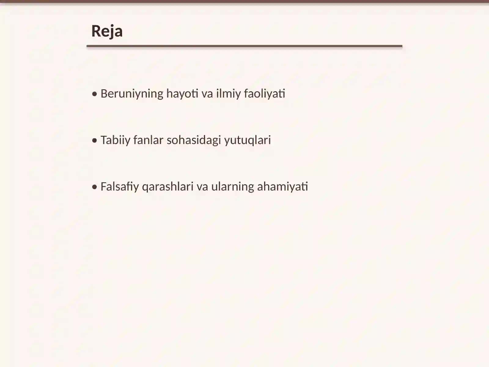 Abu Rayhon Beruniyning tabiiy-ilmiy va falsafiy qarashlari 2