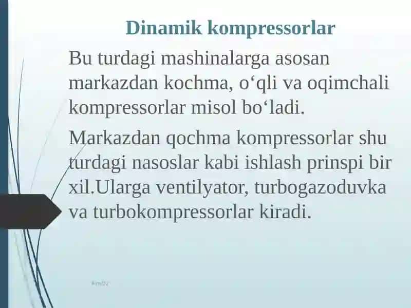 Markazdan qochma ventilatorning haraktiristikasini aniqlash 2