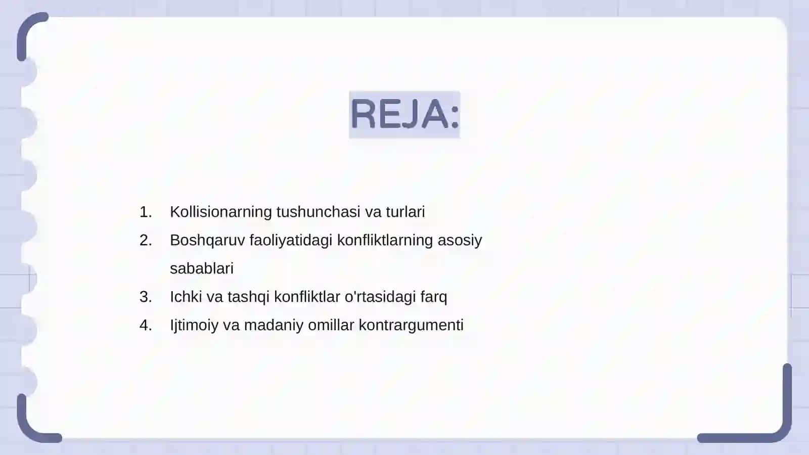 Konfliktlar va ularning asosiy sabablari 2