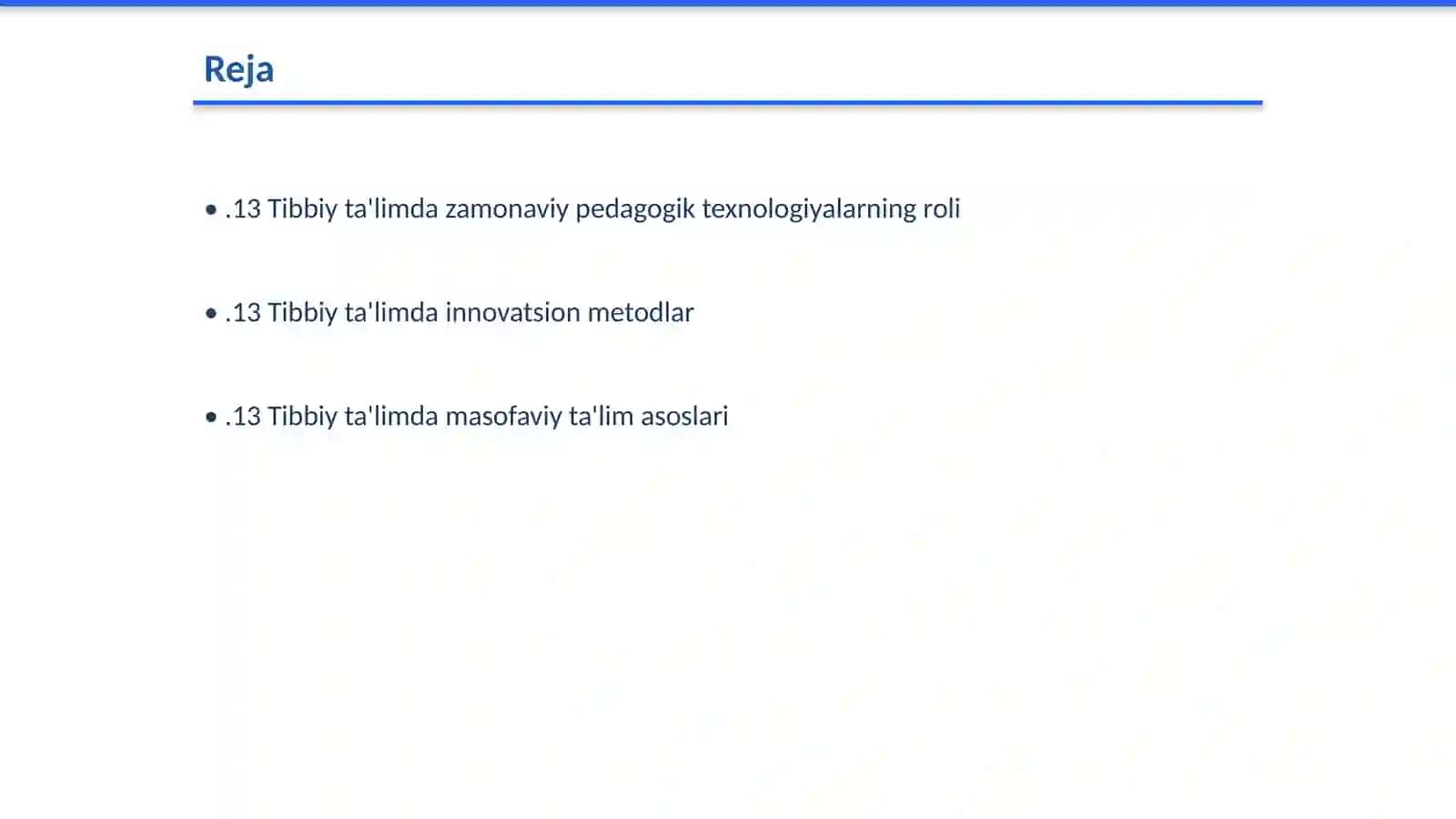 Tibbiy ta'limda zamonaviy pedagogik texnologiyalaming go' lanilishi zaruriyati 2