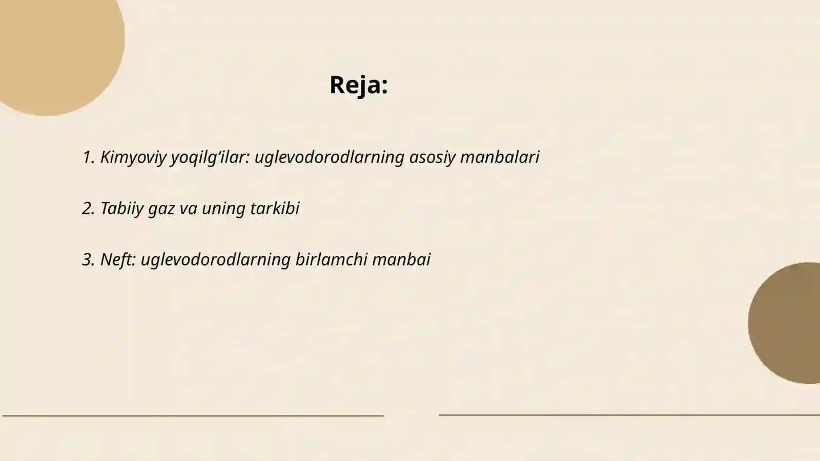Kimyoviy yoqilg‘ilar: uglevodorodlarning asosiy manbalari 2